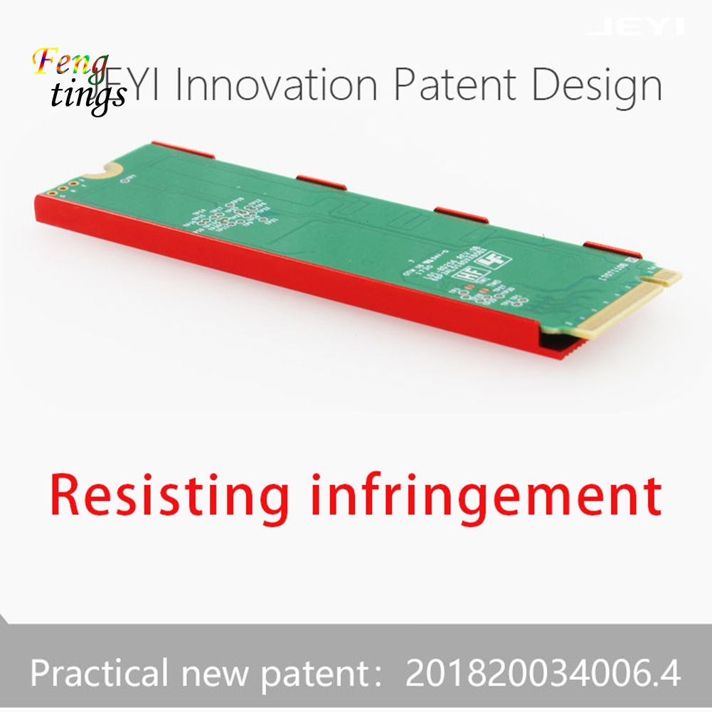 Đĩa SSD NVME NGFF M.2 Bằng Hợp Kim Nhôm Bộ Tản Nhiệt Chuyên Dụng Chất Lượng Cao