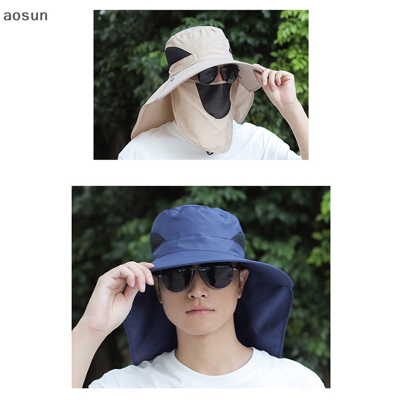 Aosun Mũ Lưỡi Trai Chống Nắng Tia UV Dùng Đi Câu Cá / Leo Núi Mùa Hè Cho Nam Và Nữ