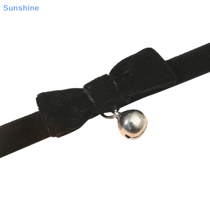 Vòng Cổ Choker Dây Nhung Đen Đính Nơ Thời Trang 2022