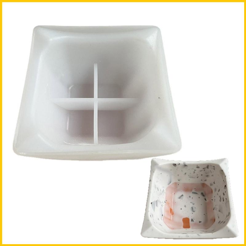 Khuôn Silicone Làm Chậu Cây Sen Đá
