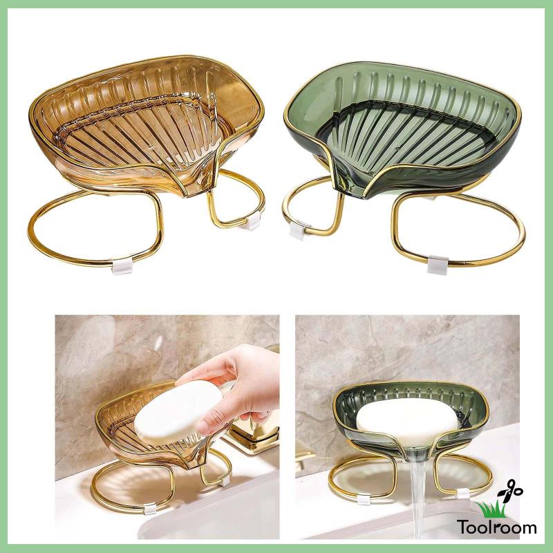 Khay Đựng Xà Phòng Ráo Nước Kèm Giá Đỡ Tiện Dụng Cho Bồn Tắm