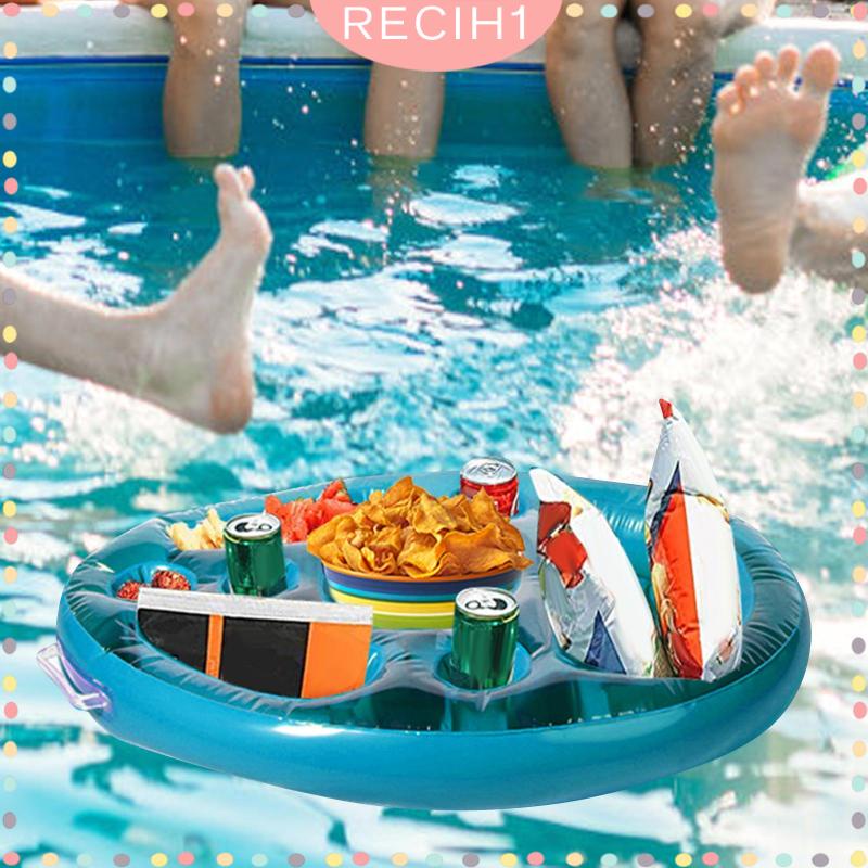 Giá Đỡ Cốc Nước Nóng / Thức Ăn Bơm Hơi Tiện Dụng Cho Hồ Bơi