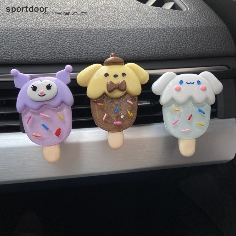 [sportoutdoor] Sanrioes Anime Melody Cinnamoroll Kuromi Làm Mát Không Khí Trong Xe Hơi [out]