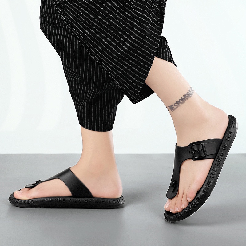 Thời trang dép tông dép rencho không thấm nước dép dép nam sandal dép đi biển dép đúc quai ngang đep nam