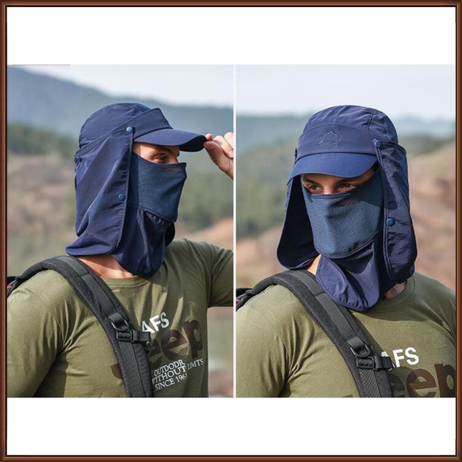 Mũ Lưỡi Trai Chống Nắng Mau Khô Có Thể Tháo Rời Cho Nam