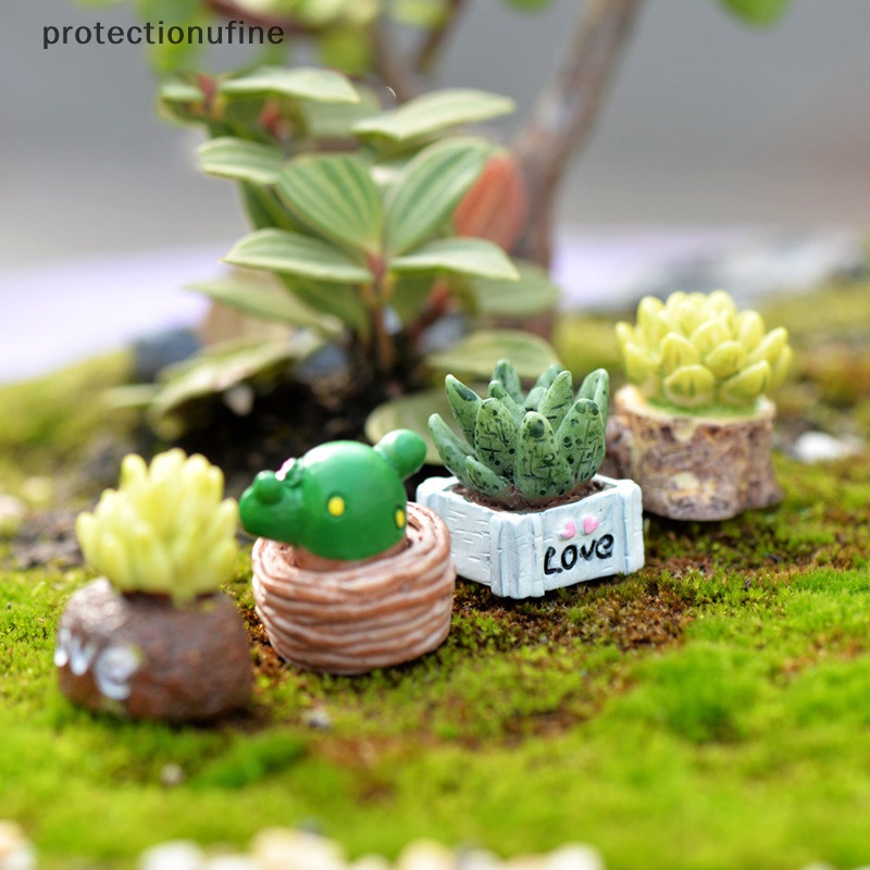 Set 4 Mô Hình Gnome Gnome Thu Nhỏ Bằng Nhựa Resin Trang Trí Sân Vườn DIY