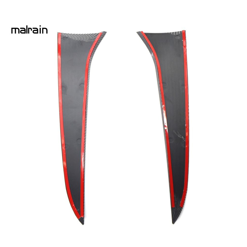 Bộ 2 Miếng Dán Trang Trí Cửa Sổ Xe Hơi BMW E84 2009-2015 Bằng ABS