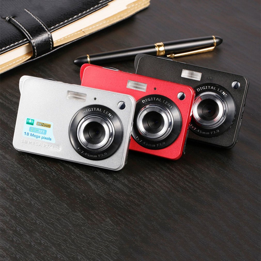2.7 Inch Tft Lcd Display 18Mp 720P 8X Zoom Hd Digital Camera Anti-Shake Camcorder Videos Cmos Micro Children Gift [Q/2]