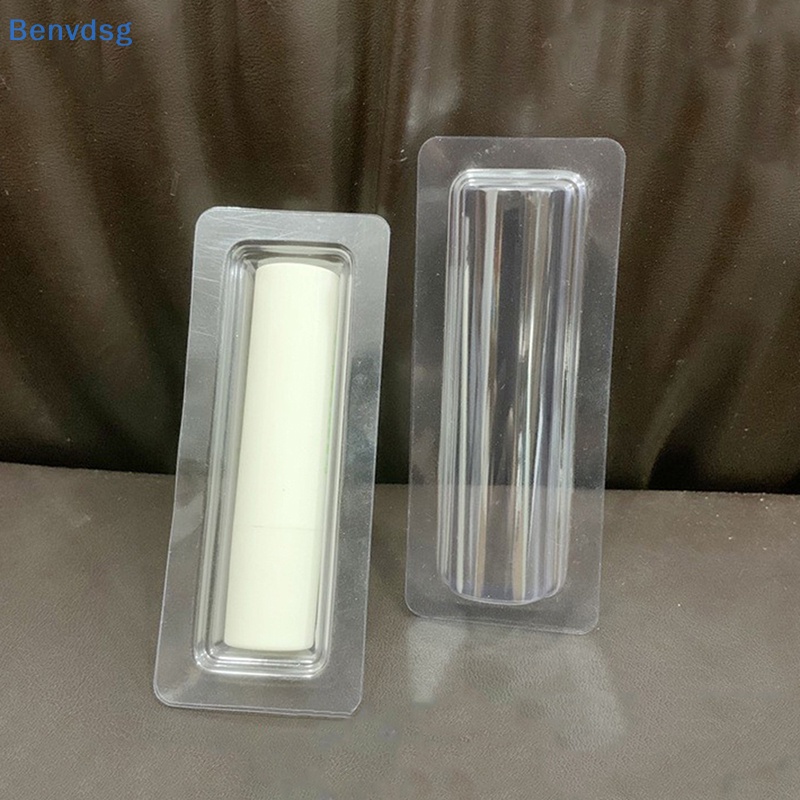 Set 10 / 50 Giá Đỡ Son Dưỡng Môi Bằng Nhựa Trong Suốt Hình Chữ Nhật