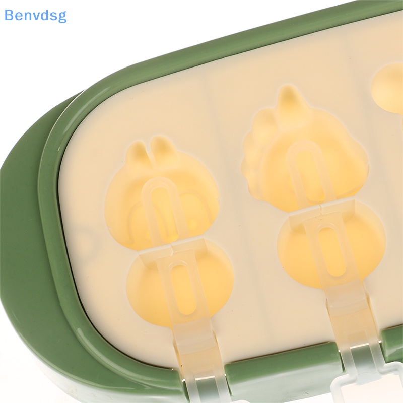 1 Khuôn Silicone Làm Kem Que Có Nắp Đậy DIY