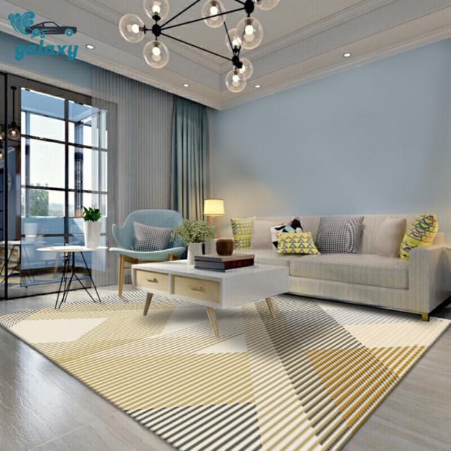 Galaxy Thảm Chống Trượt Siêu Mềm Họa Tiết Hình Học Trừu Tượng Trang Trí Nhà Bếp