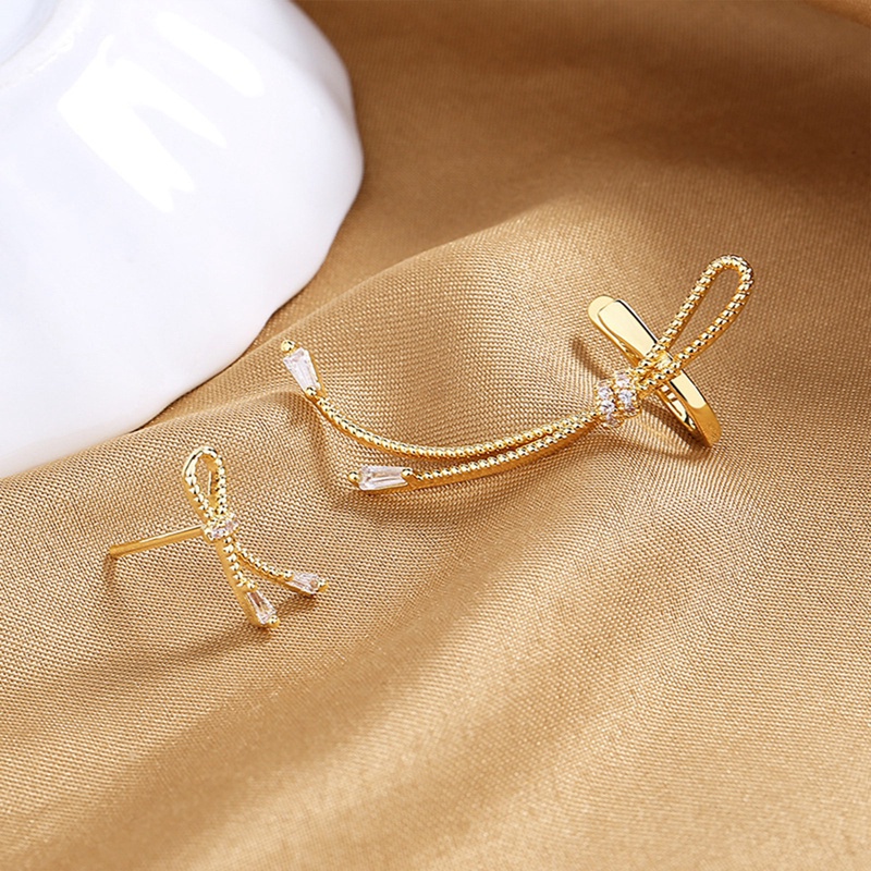 Bông Tai Mạ Bạc 925 Hình Bướm / Liễu Thời Trang Xinh Xắn Cho Nữ