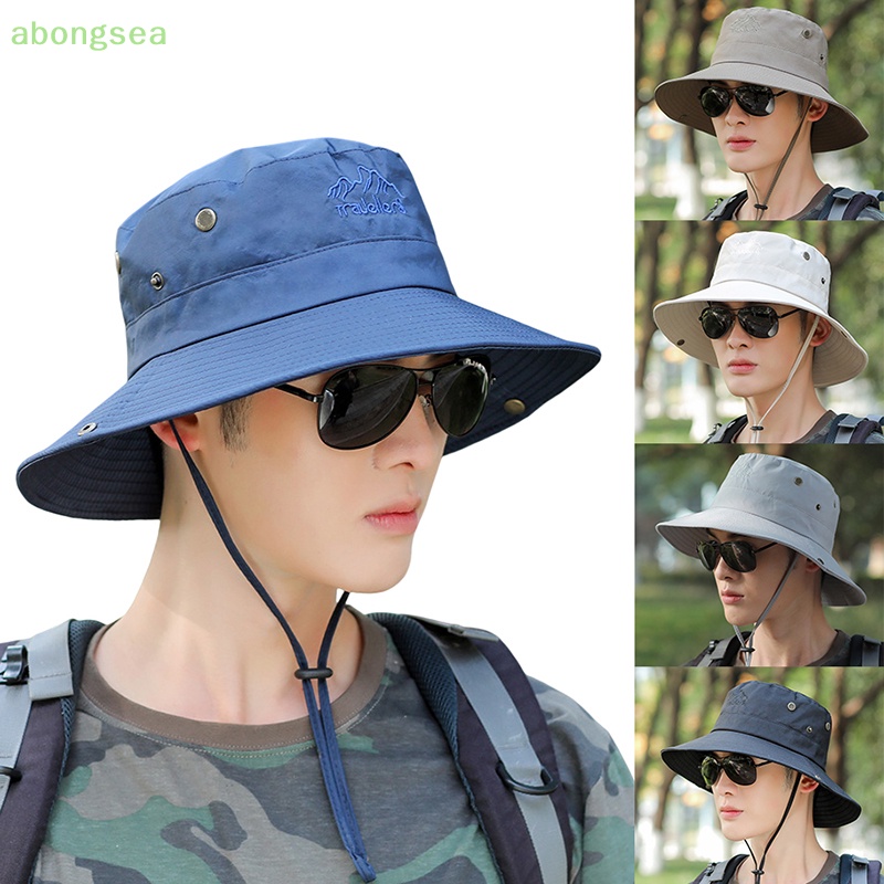 Mũ Bucket Panama Chống Nắng Ngoài Trời Thời Trang Mùa Hè Cho Nam Giới