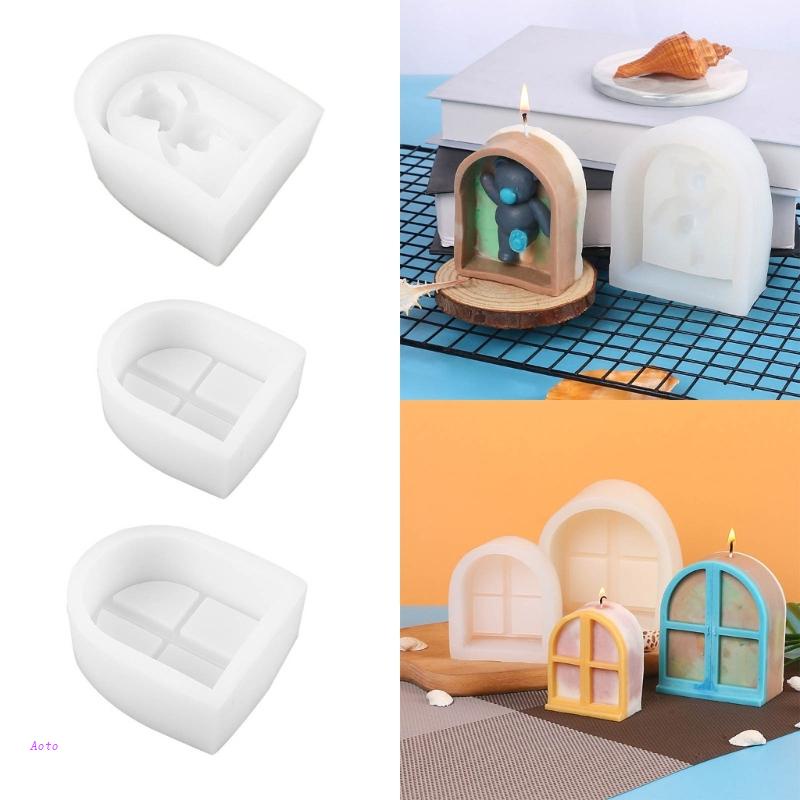 Aoto Khuôn Silicone Cấp Thực Phẩm Hình Vòm Cửa Dùng Để Làm Bánh