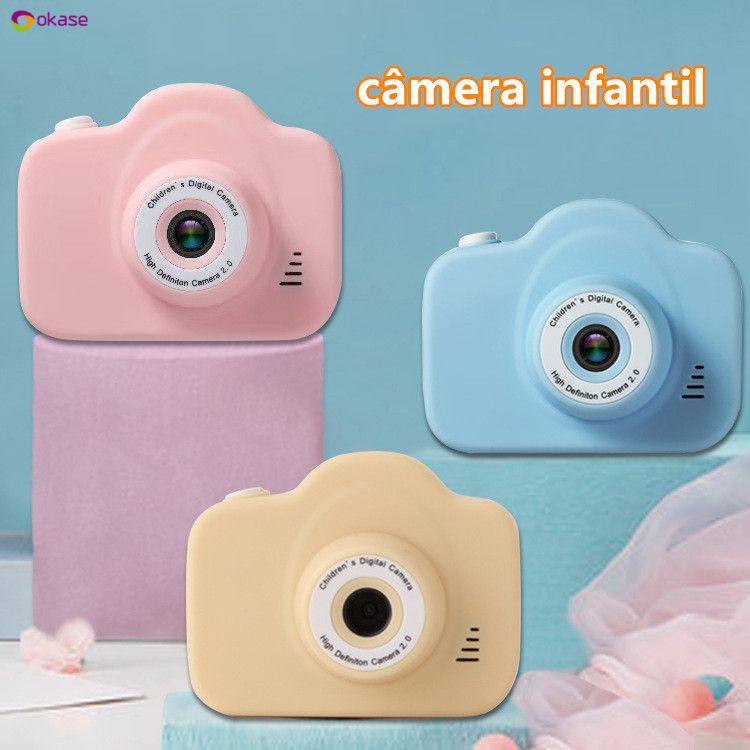 Máy ảnh trẻ em A3 mới, máy ảnh kỹ thuật số hoạt hình, máy quay video cầm tay cho trẻ em, máy ảnh thể thao okase