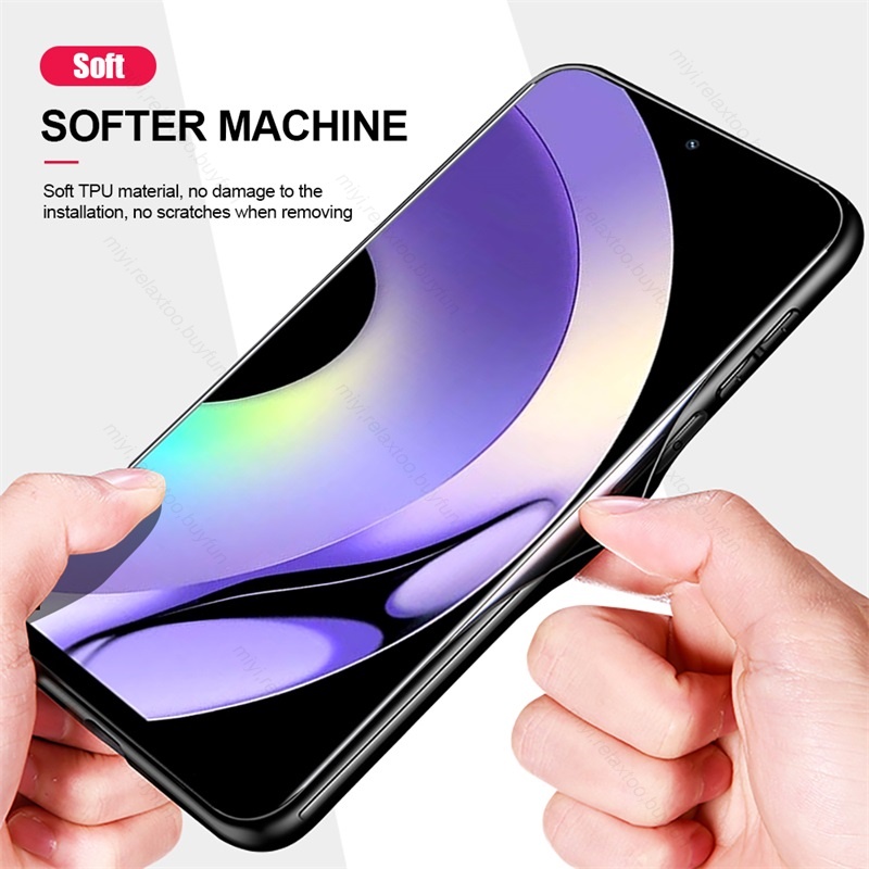 Ốp Điện Thoại Da Viền Silicon Dẻo Sang Trọng Chống Sốc Cho Realme 10 Pro Plus 10Pro + Realme10Pro Realme10 4G 5G