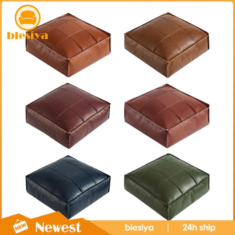 Đệm Kê Chân Ottoman Bằng Da PU Mềm Mại Dành Cho Trẻ Em Dưới Bàn