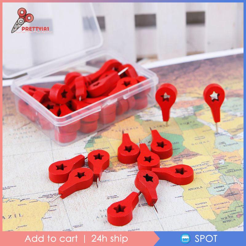 [Prettyia1] Set 30 Nút Bần Nhấn Cái Chuyên Dụng Cho Tường Thủ Công