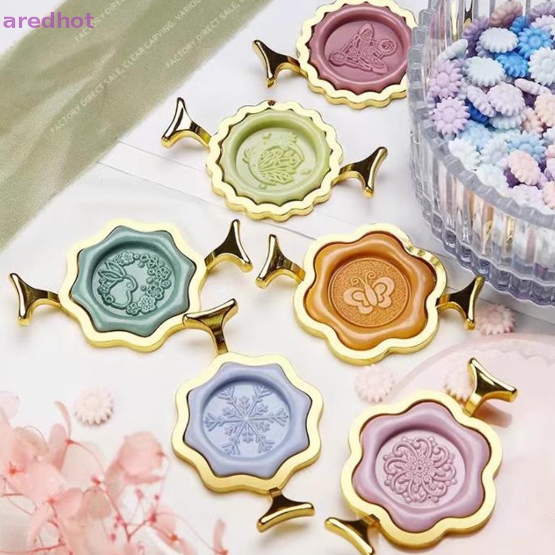 1 Khuôn Làm Con Dấu Sáp Bằng Kim Loại Hình Tròn Mới