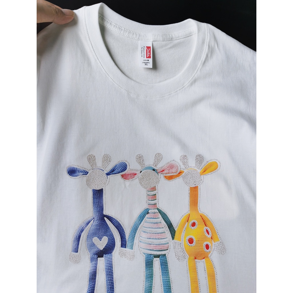 NRVP Áo Thun 100% Cotton Tay Ngắn In Hình Phong Cách Hàn Quốc Mới