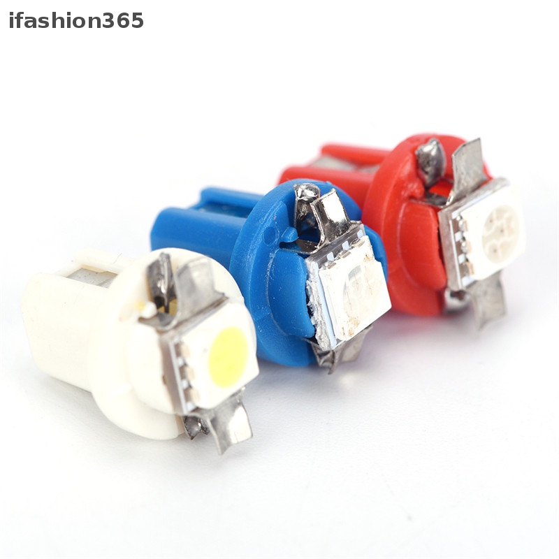 10 Đèn LED T5 B8.5D Gắn Bảng Điều Khiển Xe Hơi ifashion365