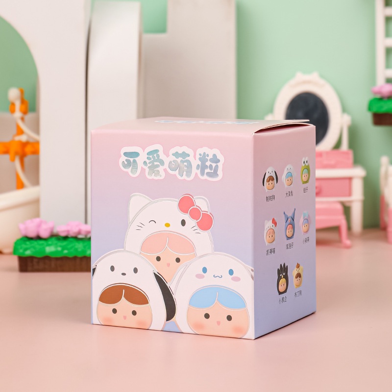 Búp Bê Hạt Nhựa Dễ Thương Sáng Tạo Để Bàn Trang Trí