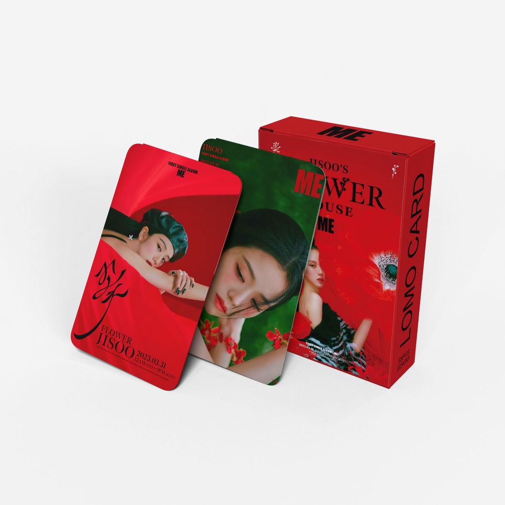 Hộp 55 Ảnh Lomo Card Nhóm Nhạc Blackpink JISOO  1st Solo