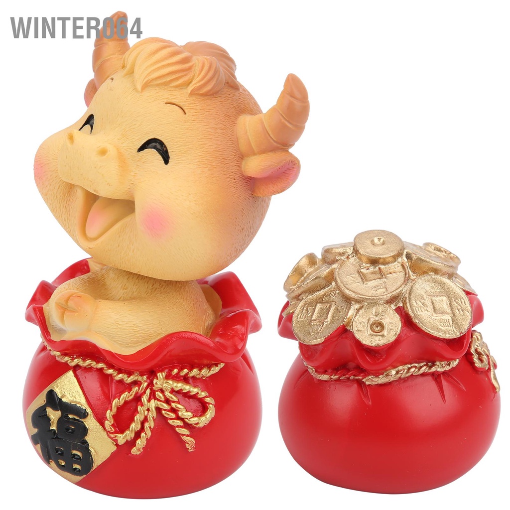 Winter064 Nhựa Vật Trang Trí Dễ Thương Bộ Sưu Tập Tài Lộc Bảng Điều Khiển Ô Tô Đa Năng Cho Nội Thất Xe Hơi