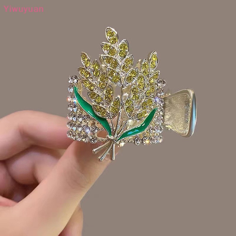 Kẹp Tóc Kim Loại Đính Đá Thời Trang Mới Cho Nữ