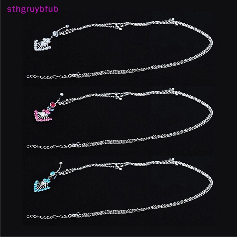Khuyên RốN ĐíNh Đá BằNg ThéP Y Tế