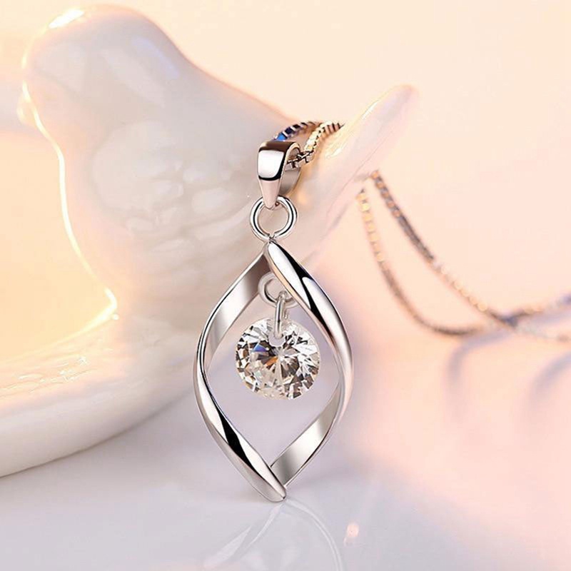 Ygt Vòng cổ Mặt Hình Học Đính Đá Zircon Pha Lê Sáng Tạo Thời Trang Dành Cho Nữ