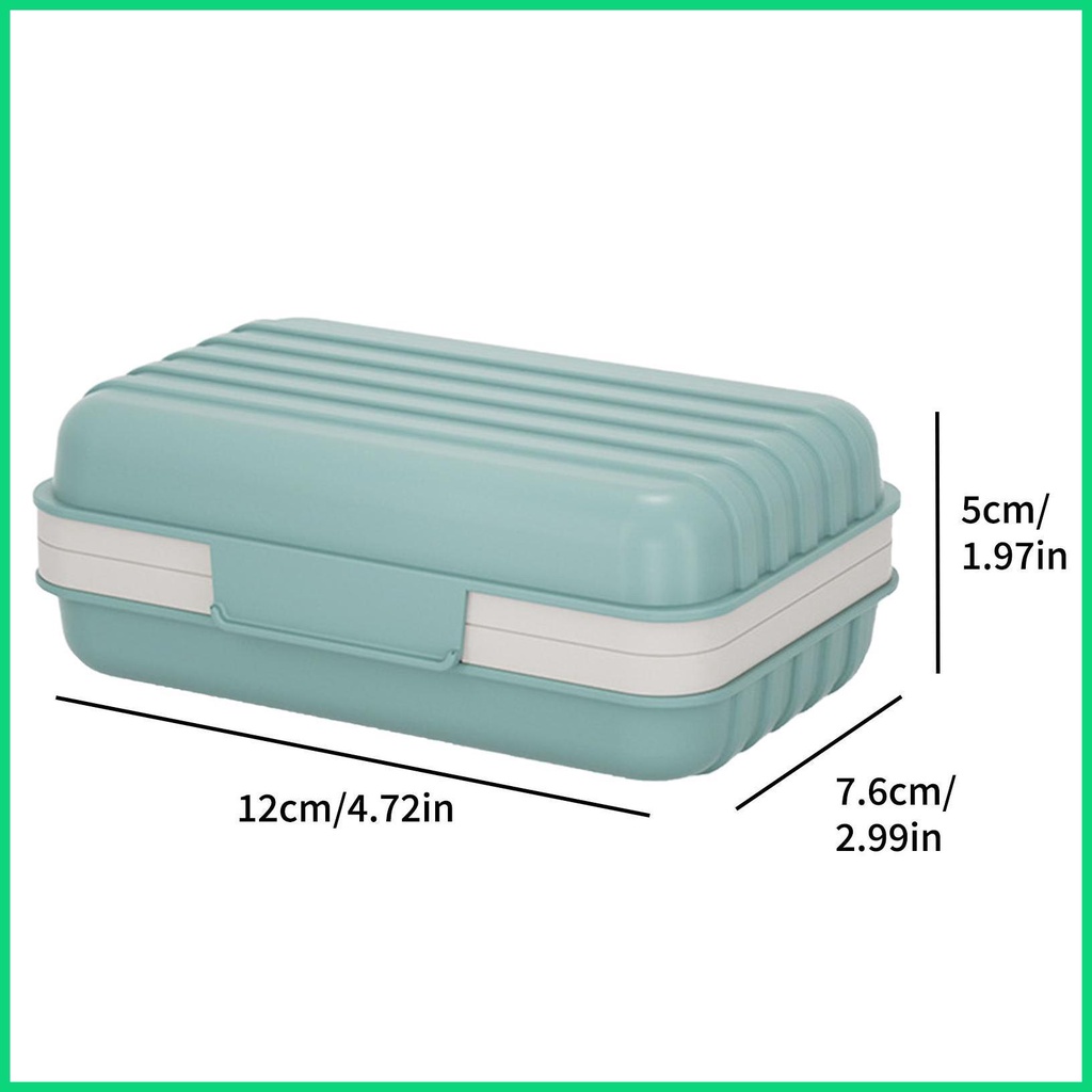 Giá Đỡ Xà Phòng Tự Dính Có Rãnh Thoát Nước Di Động Cho Nhà Ở