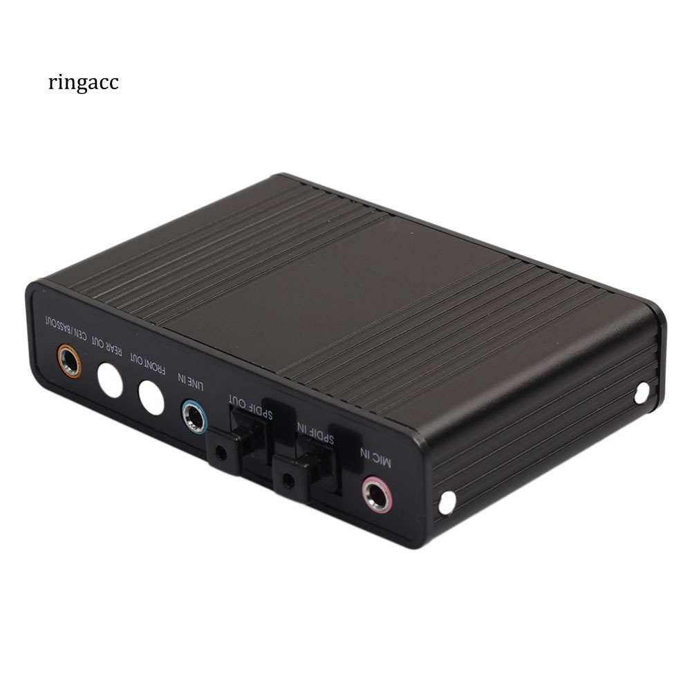 Thẻ Âm Thanh Quang Học 6 Kênh 5.1 RGA USB 2.0 Cho Notebook Laptop PC