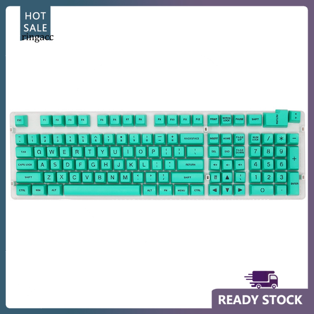 Bộ 108 Nắp Nhựa ABS Màu Sắc Trơn Thay Thế Cho Bàn Phím Cơ RGA