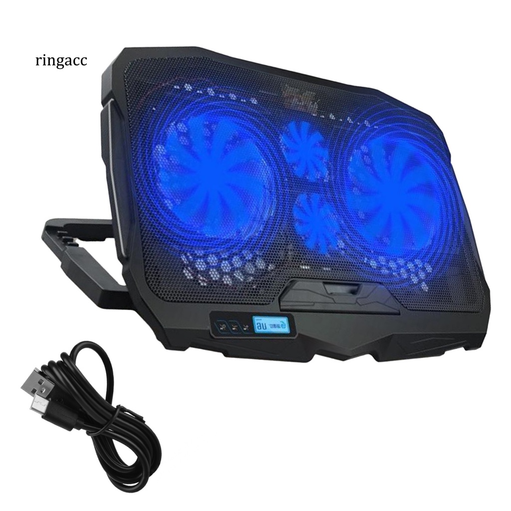 Giá Đỡ Laptop RGA S18 4 Quạt Điều Chỉnh Tốc Độ Yên Tĩnh Bằng ABS Chất Lượng Cao