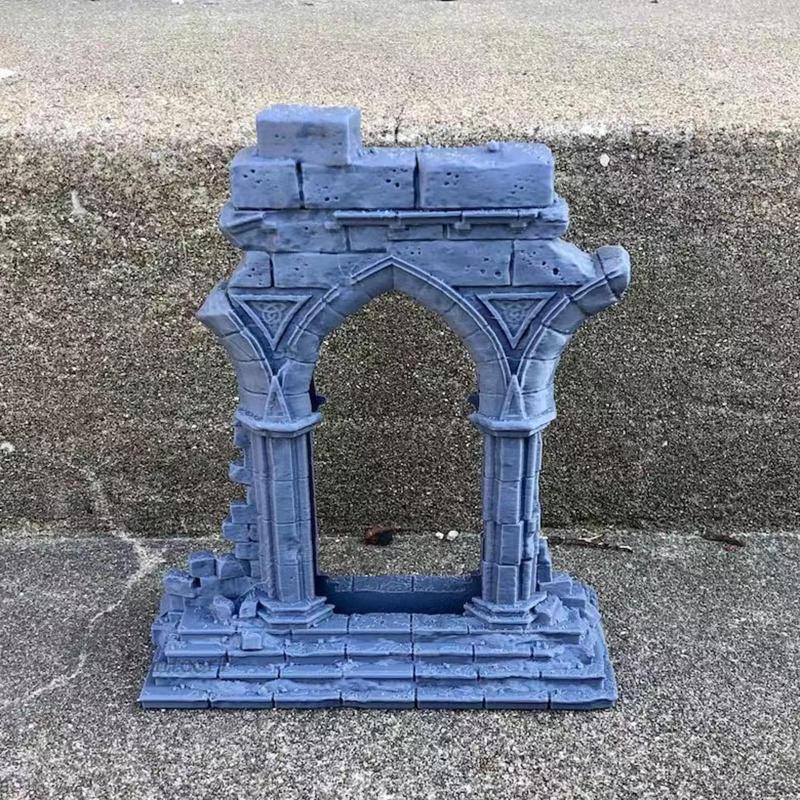 [Fenteer1] Giá Đỡ Điện Thoại Di Động Ruined Archway Trang Trí Nhà Cửa Sân Vườn Phòng Ngủ