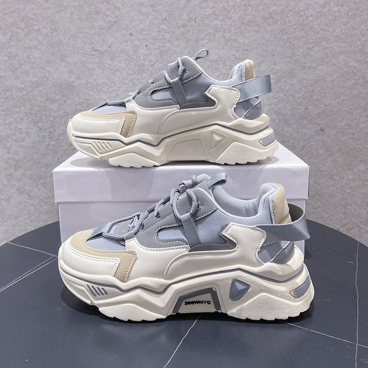 Giày thể thao đế cao tăng chiều cao thông thường, giày nữ giày sneaker nữ AA6359