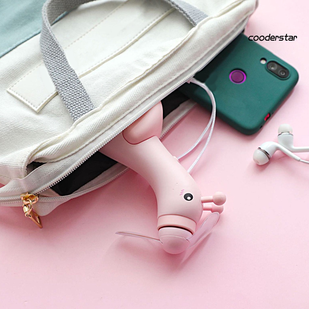 Quạt Làm Mát Hoạt Hình Bằng ABS Có Đèn Flash Siêu Mạnh