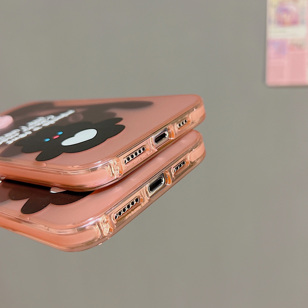 Ốp Điện Thoại TPU Mềm Trong Suốt Họa Tiết Thỏ Dễ Thương Cho iPhone 11 13 12 14 Pro Max