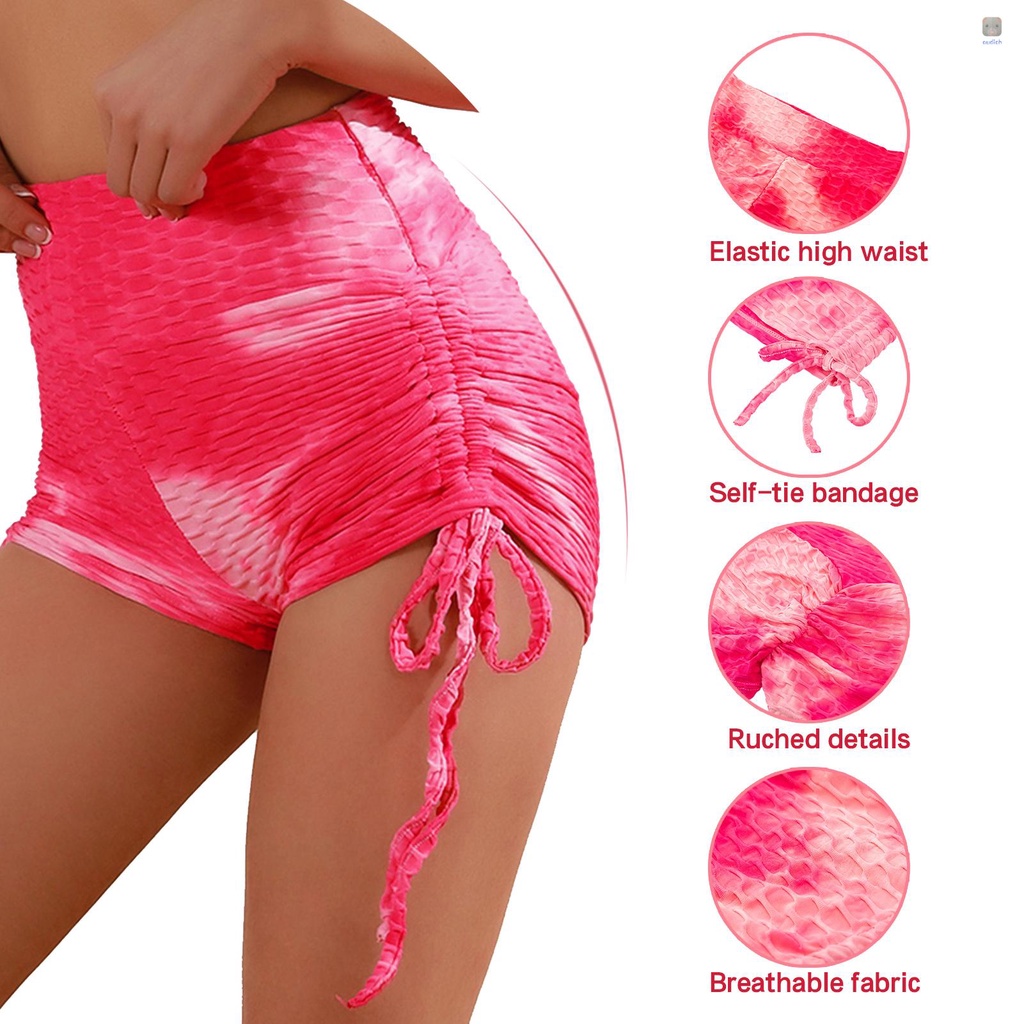 Quần Short Thể Thao Lưng Cao Nâng Mông Thoáng Khí Thời Trang Cho Nữ