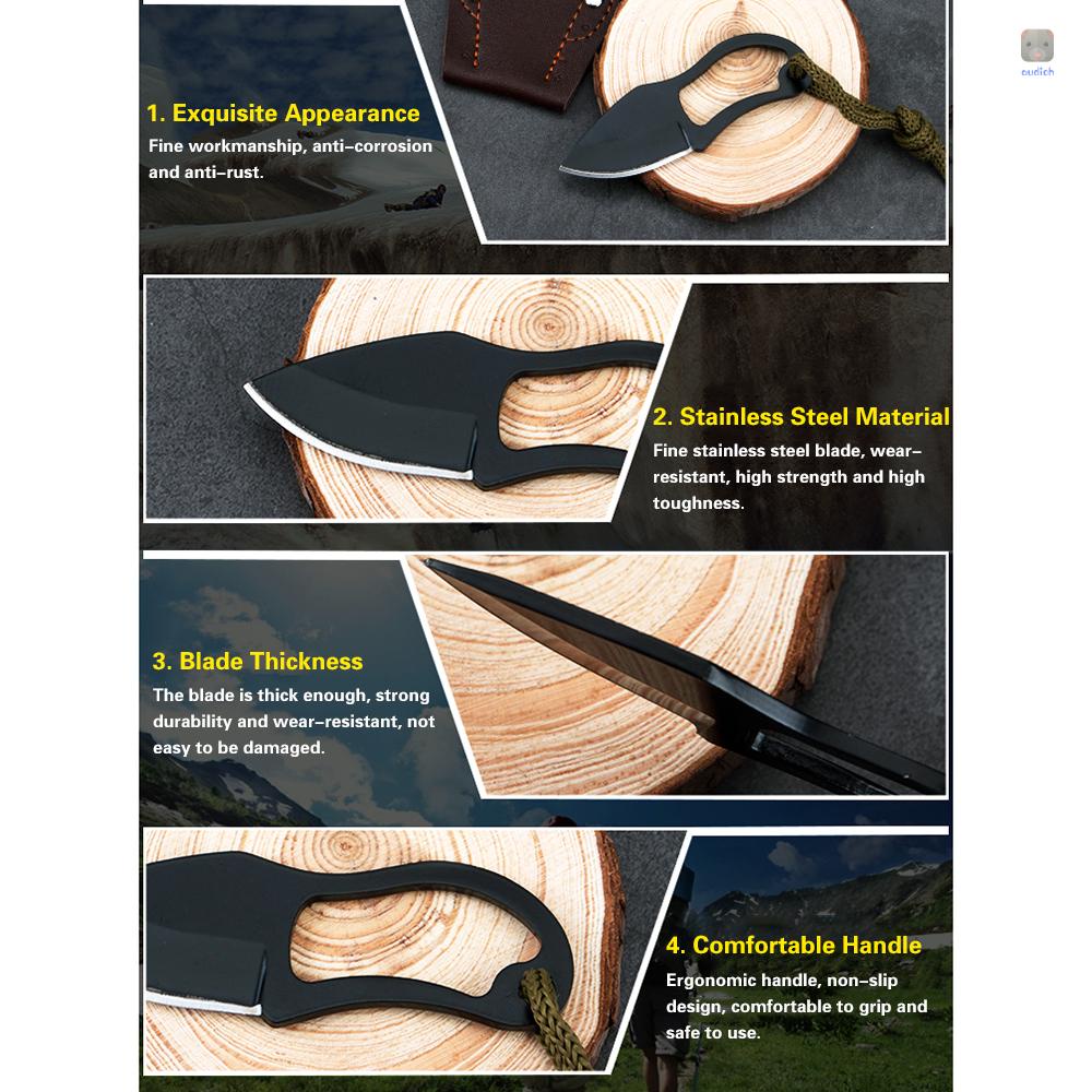 Dụng Cụ Cắt Móng Vuốt Mini Bằng Thép Không Gỉ Dùng Cho Cắm Trại / Săn Bắn / Dã Ngoại