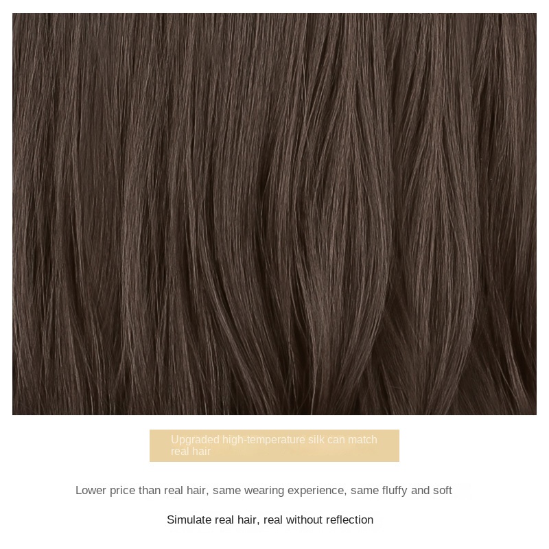 Bộ Tóc Giả Dài Xoăn Nhẹ Nhàng Bằng Len Phong Cách lolita Msl165 Dành Cho Nữ