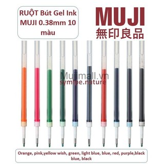 Muji ngòi bút gel 0.38mm