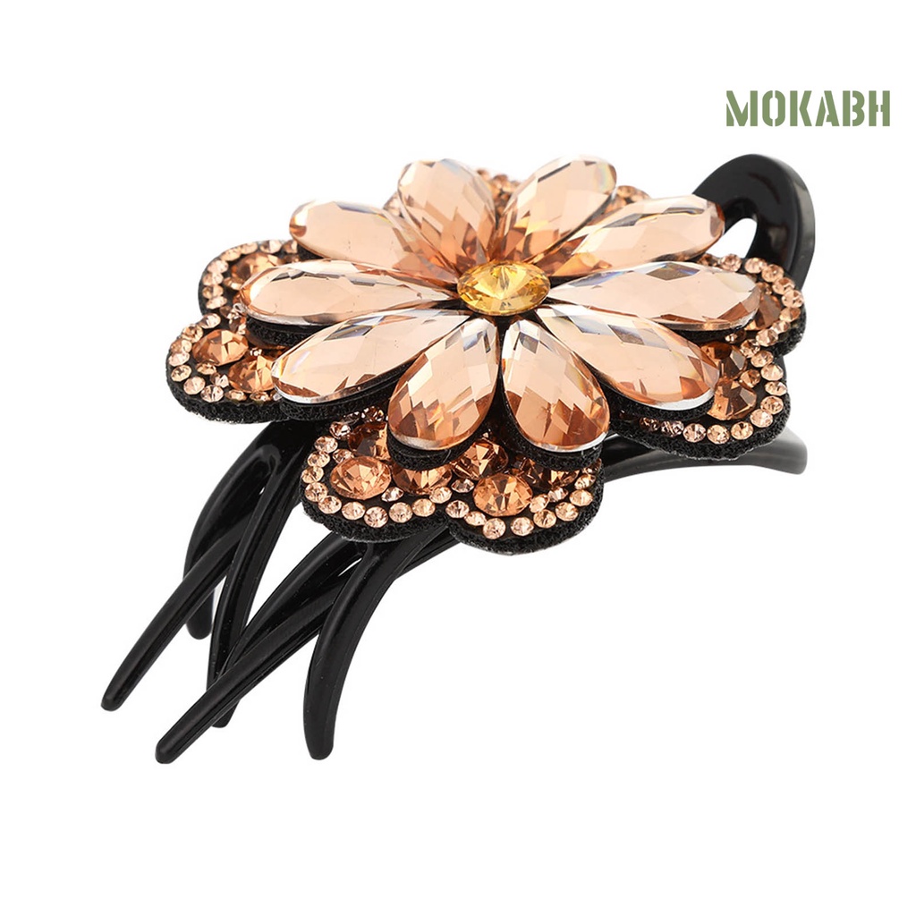 Kẹp Tóc Đính Đá Lấp Lánh Thời Trang Cho Nữ