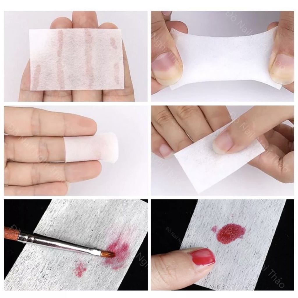 Giấy Lâu Gel Nail, Giấy Chùi Gel
