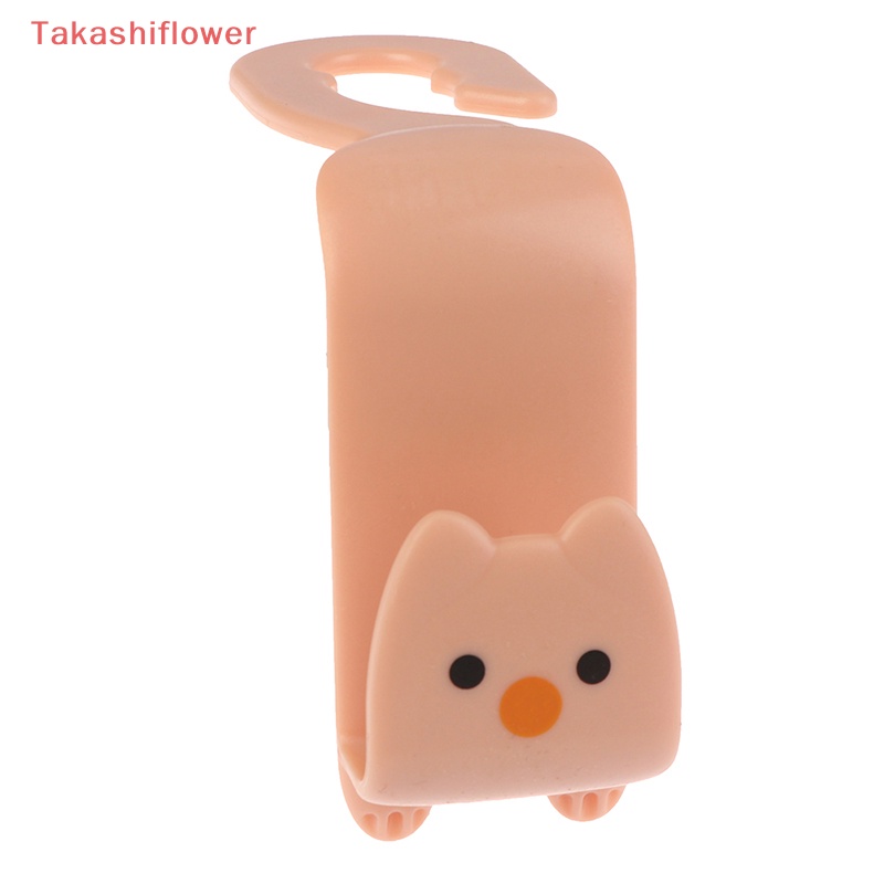 Set 2 Móc Treo Đồ Gắn Sau Ghế Xe Hơi Hình Mèo Dễ Thương