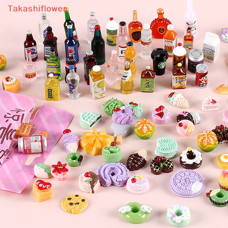 Set 10 Mô Hình Bánh Kem Tỉ Lệ 1: 12 Trang Trí Nhà Búp Bê