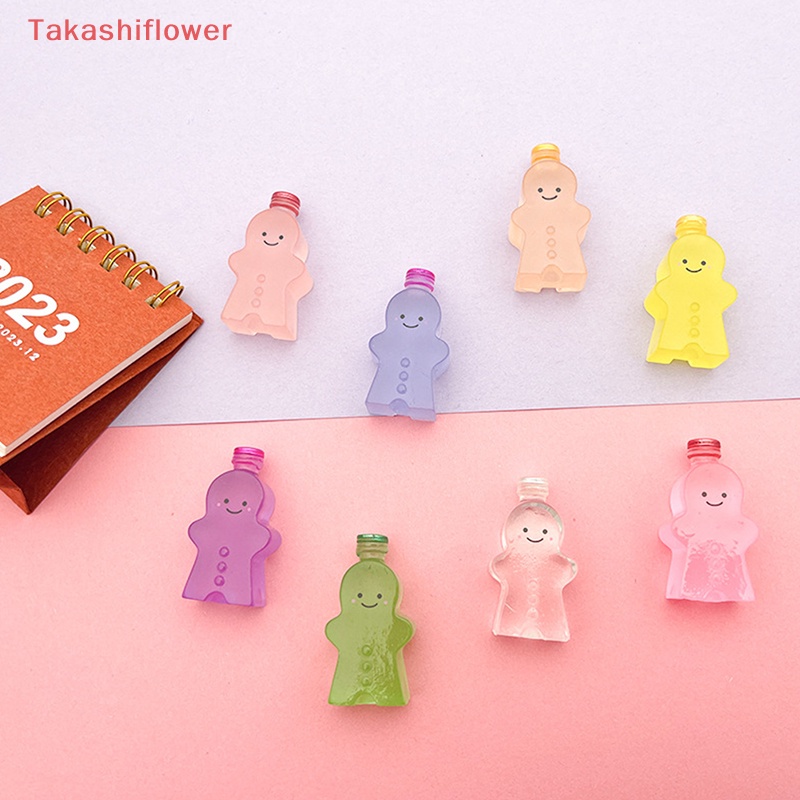 Set 2 Mô Hình Nhân Vật Hoạt Hình Gingerbread Man Bằng Nhựa Resin Phát Sáng Độc Đáo