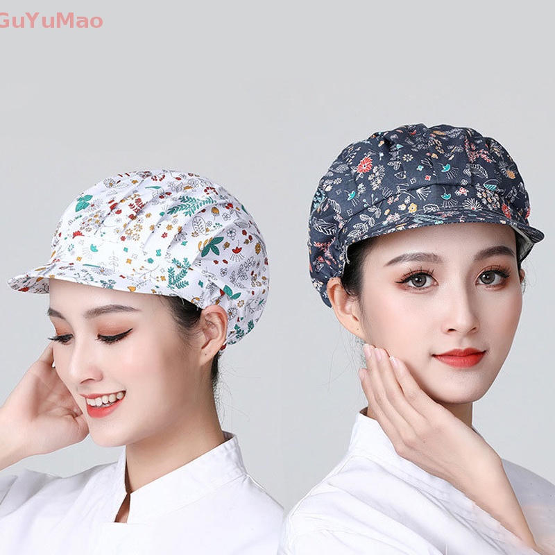 Mũ Đầu Bếp Co Giãn Thoáng Khí Chống Bụi Dễ Thương