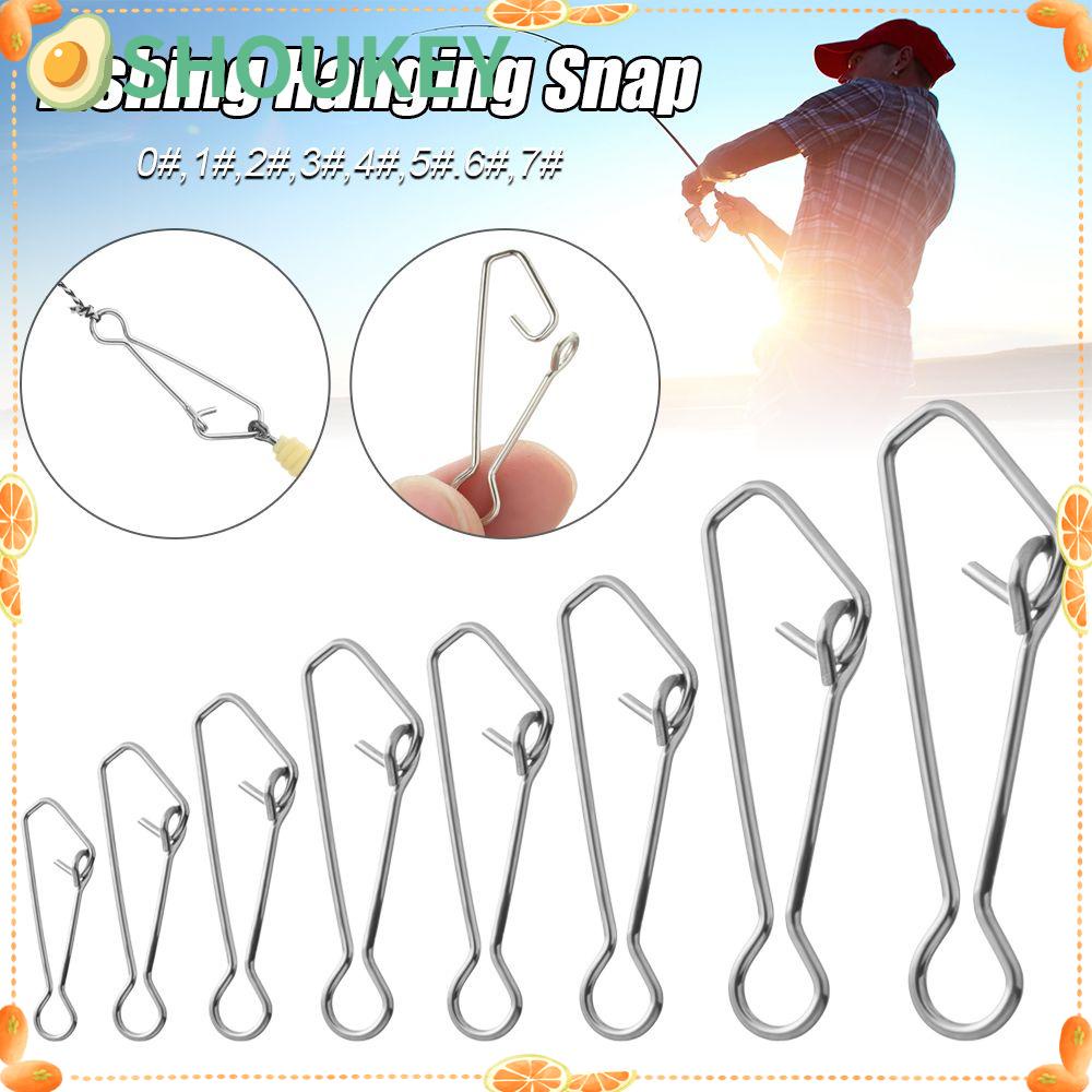 Set 50 Phụ Kiện Nối Dây Câu Cá Bằng Thép Không Gỉ Siêu Bền Tiện Dụng